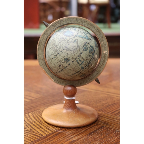 1654 - Small decorative globe, approx 18cm H