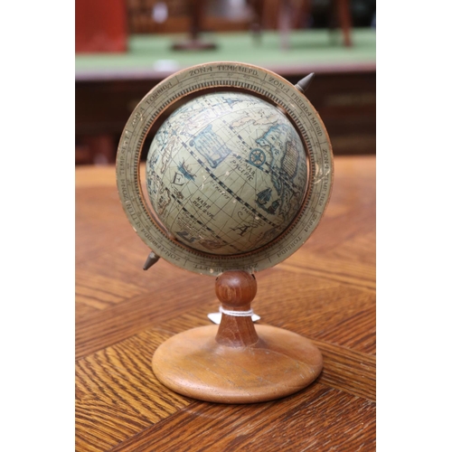 1654 - Small decorative globe, approx 18cm H