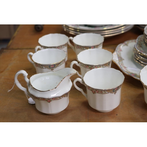 330 - Part Fenton, Paladin pattern service to include cups, saucers, creamer, sugar bowl, etc