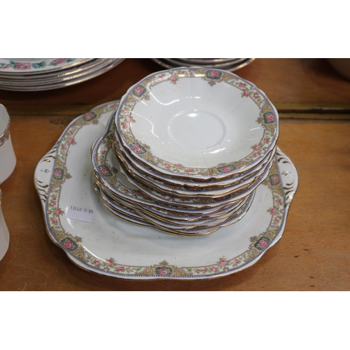 330 - Part Fenton, Paladin pattern service to include cups, saucers, creamer, sugar bowl, etc