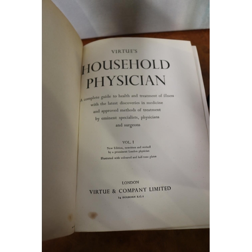 341 - Virtue's Household Physician books to include Volumes 1, 2 & 3 (3)