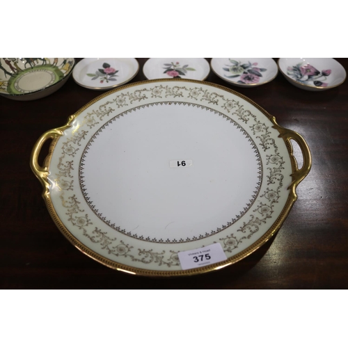 375 - Assortment to include Royal Worcester, Royal Crown Derby and others, approx 29cm W and smaller