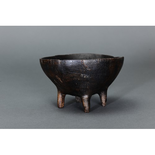 4 - Fine Tahitian / Tongan Bowl, Polynesia. Carved hardwood. Of diminutive size, possibly used for drink... 