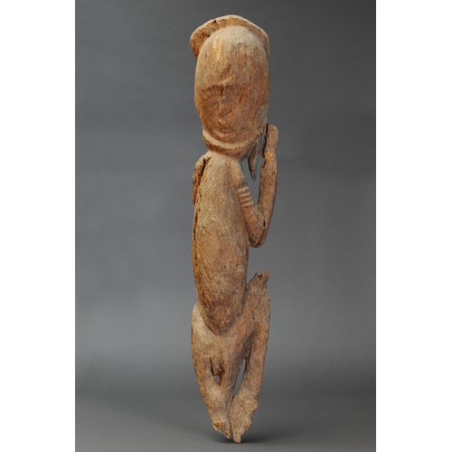 121 - Early Large Boiken Yongoru Ancestral Figure, EAST SEPIK REGION, PAPUA NEW GUINEA. Carved and engrave... 