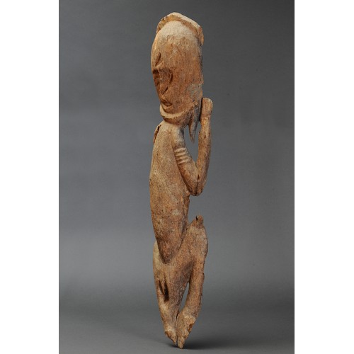 121 - Early Large Boiken Yongoru Ancestral Figure, EAST SEPIK REGION, PAPUA NEW GUINEA. Carved and engrave... 