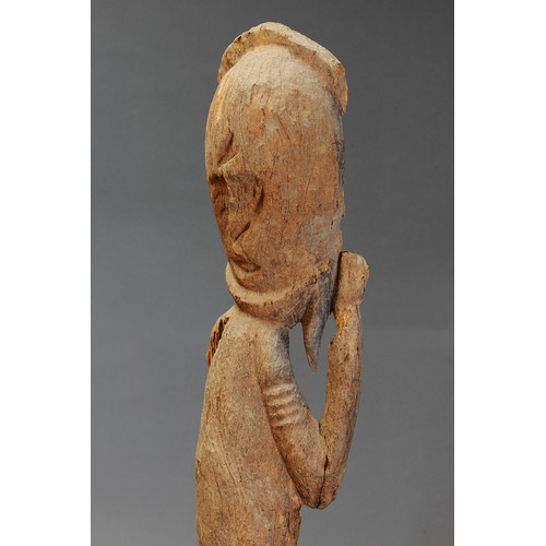 121 - Early Large Boiken Yongoru Ancestral Figure, EAST SEPIK REGION, PAPUA NEW GUINEA. Carved and engrave... 