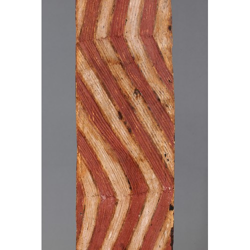 150 - Early Large Wunda Shield,  Lombadina Area, Western Australia. Carved and engraved wood and natural p... 