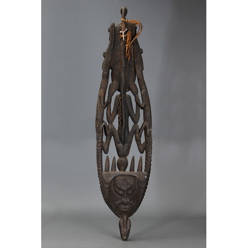 341 - Sawos Ancestor Hook, Kipma Tagwa, Torembi Village, East Sepik Province, Papua New Guinea. Carved and... 