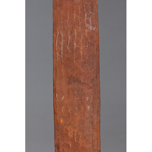 157 - Rare early Ceremonial Sacred Board, Desert North, Northern Territory, Australia. Carved wood and nat... 