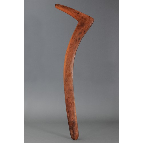 161 - Fine early Hooked Boomerangs, Tennant Creek, Northern Territory. Carved and engraved hardwood and na... 