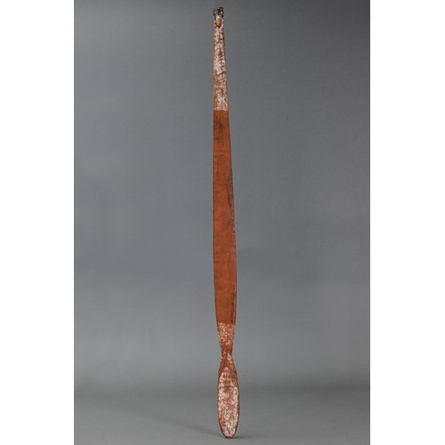 171 - Spear Thrower (Woomera), Eastern Arnhem Land, Northern Territory. Carved wood, spinifex resin and na... 