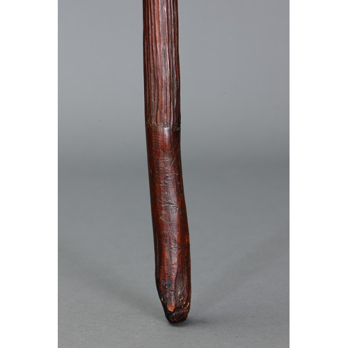 176 - Early FIGHTING Club, Western Australia. Carved and engraved hardwood. Approx L75cm. PROVENANCE John ... 