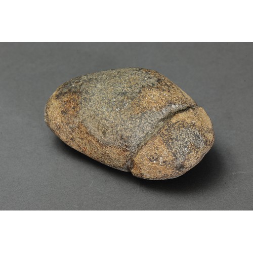 180 - Rare early Phallic Stone, New South Wales. Carved stone. Approx L14 x 8.5cm. PROVENANCE John Magers ... 
