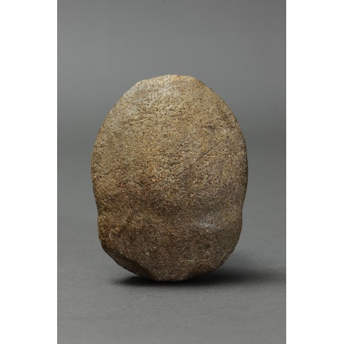 181 - Early large Grooved Stone Axe Head, New South Wales. Carved stone. Approx L14.5 x 10cm. PROVENANCE E... 