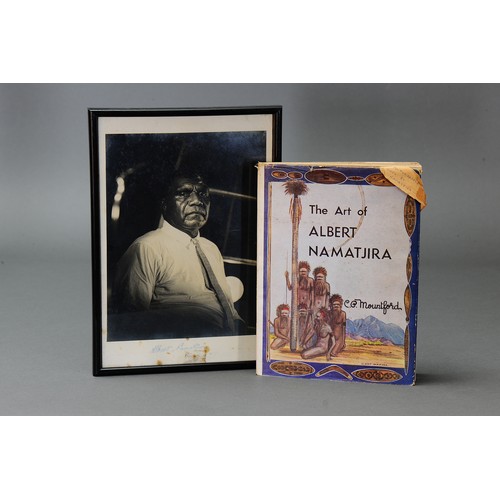 188 - Albert Namatjira Original signed portrait and The art of Albert Namatjira (signed copy). Framed orig... 