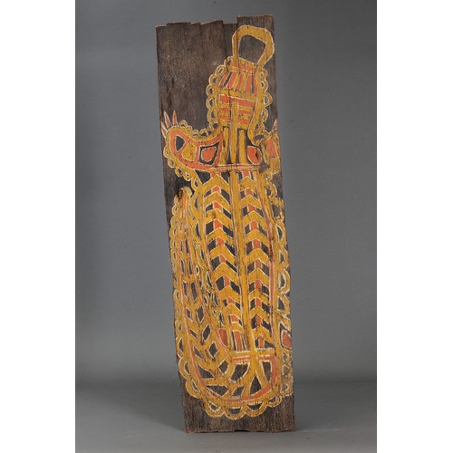 192 - Early Bark Painting, Artist Unknown, West Arnhem Land, Northern Territory. Natural earth pigments on... 