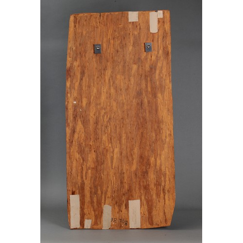 205 - George Milpurrurru (1934-98) Untitled. Natural earth pigments on eucalyptus bark. In 1993, Milpurrur... 