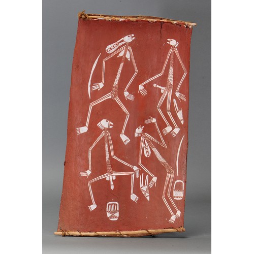 208 - Early Bark Painting, Artist Unknown, the Gunbalanya (Oenpelli) region, Western Arnhem Land, Northern... 