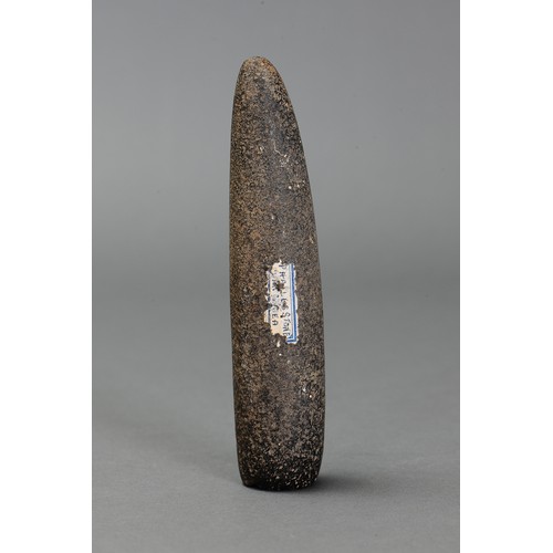 221 - Rare early Shaped Pestle With mortar, Central Highlands, Papua New Guinea. Carved stone. Approx L20.... 