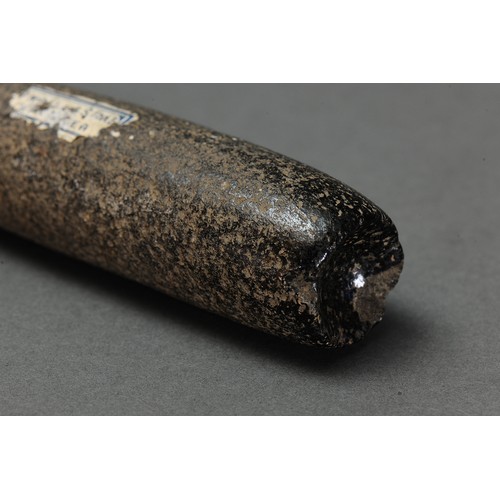 221 - Rare early Shaped Pestle With mortar, Central Highlands, Papua New Guinea. Carved stone. Approx L20.... 