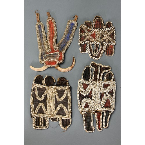 229 - A Collection of Three Fine Armbands and one Chest Adornment with Boars Tusks “Formona”, Highlands, P... 