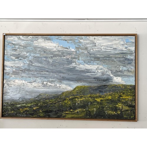 27 - Paul Ryan, The Hills of Wollongong Winter Sun II 2006, oil on board, signed verso, approx 95 cm x 15... 