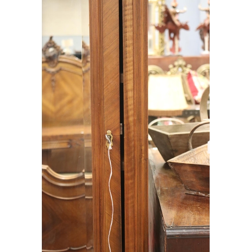 1269 - Antique French Louis XV style three door armoire, approx 253cm H x 172cm W x 50cm D