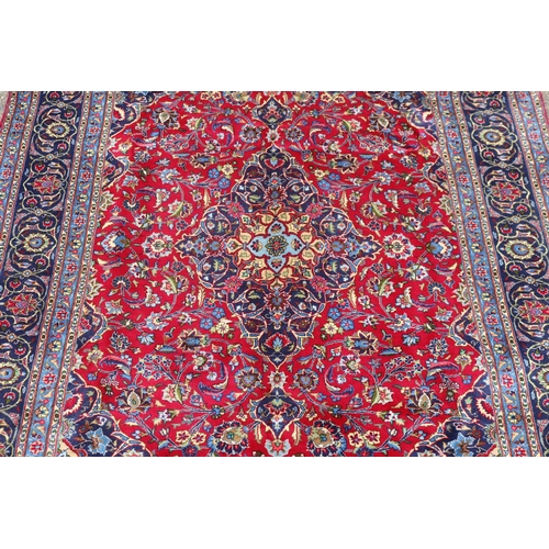 1290 - Handmade Persian wool Khorasan carpet, approx 303cm x 198cm