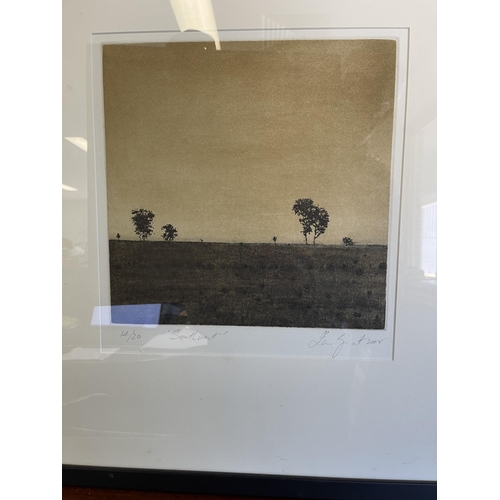 46 - Ian Grant (1947-) Australia, Southwest, etching, 14/20, approx 27 cm x 27.5 cm