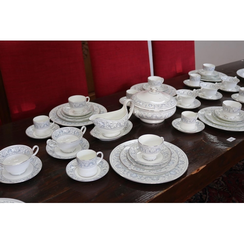 1014 - Wedgwood, Dolphins pattern service, approx 76 pieces