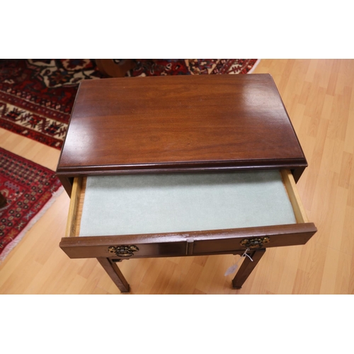 1057 - Thomasville, well made four drawer canteen on stand, signed to drawer, approx 98cm H x 55cm W x 33cm... 