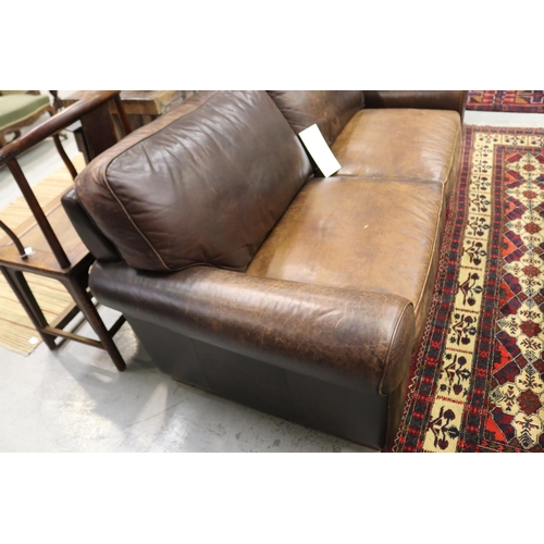 1176 - Two Moran lounges, each approx 89cm H x 200cm L x 92cm D (2)