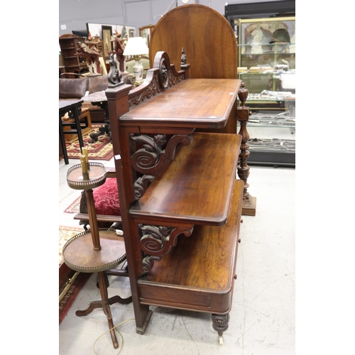 1255 - Antique cedar dumbwaiter, possibly Australian, approx 146cm H x 141cm W x 50cm D