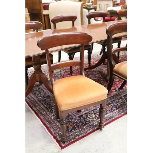 1289 - Set of eight similar dining chairs, approx 93cm H x 47cm W x 47cm D and smaller (8)