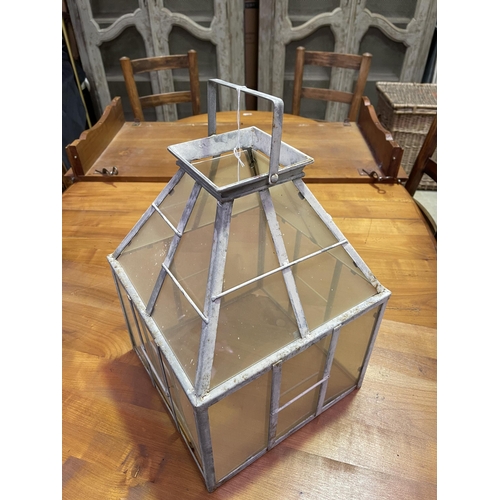 231 - Terrarium with carry handle, approx 50cm H