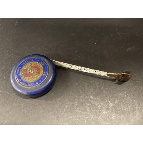 235 - Rare vintage Singer Sewing Machine retractable tape measure - A Century of Sewing Service 1851-1951