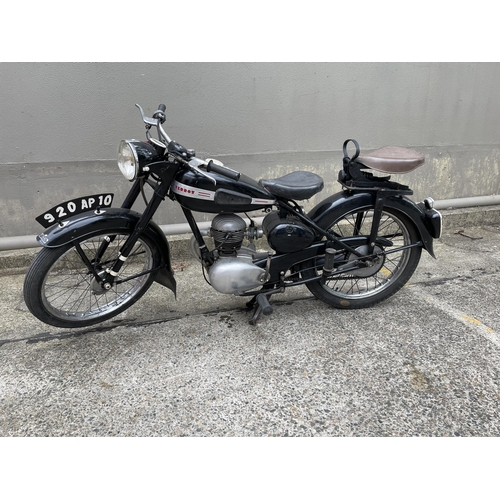 86 - Vintage French Motorbike-Terrot 125 cc 1954, original condition.