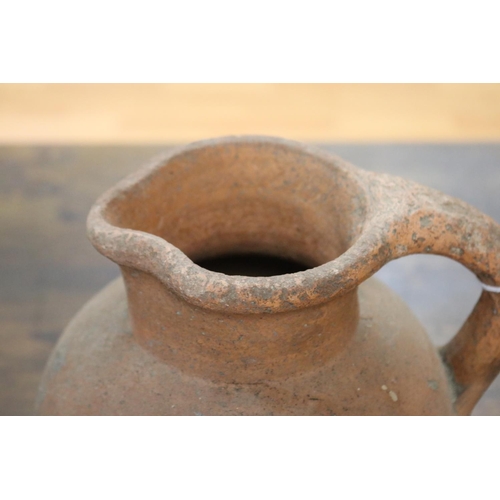 1234 - French stoneware jug, approx 27cm H