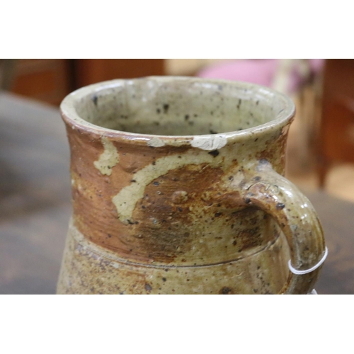 1235 - French stoneware jug, approx 24cm H