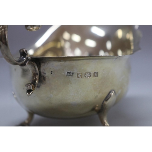 1259 - Pair of sterling silver sauce boats, Birmingham 1929-30, Barker Bros silver Ltd, total approx 300 gr... 