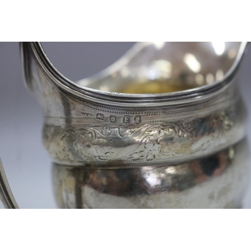 1177 - Antique Georgian hallmarked sterling silver sugar & creamer, London 1801-2, maker William Abdy II, t... 