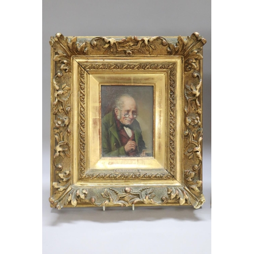 1008 - A. Mikota (German, 19th century) Schnüpfer; and Raücher, oil on panel, both signed 'A Mikota' (upper... 