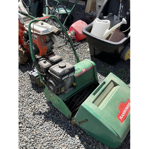 278 - Ransomes 45 Marquis 127cc 3.5 HP Bowling green mower with catcher