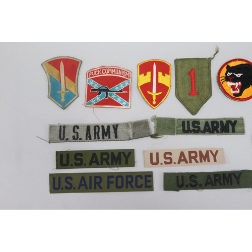 69 - Lot of 15 various U.S. Army cloth insignia. Excellent condition