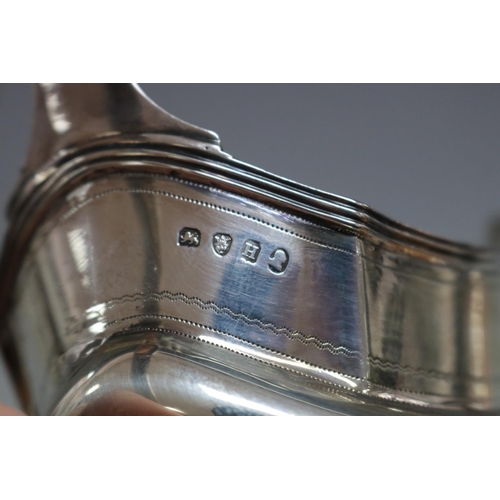 16 - Antique George III hallmarked sterling silver helmet form creamer, London 1803-4, approx 165 grams a... 