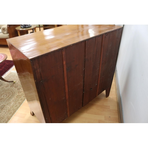 162 - George III mahogany chest of drawers, fully restored, approx 106cm H x 109cm W x 50cm D