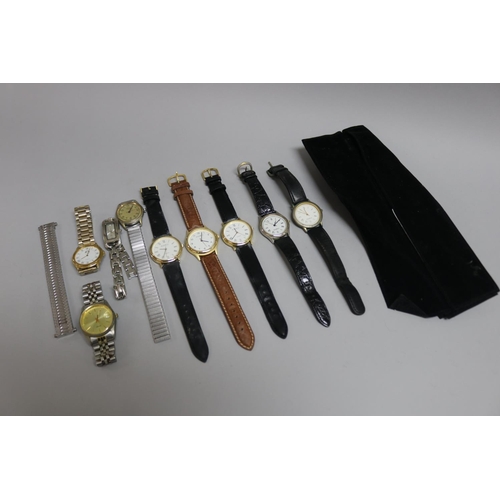 288 - Collection of wristwatches to include Aramis, Quartz, etc, untested / unknown working condition