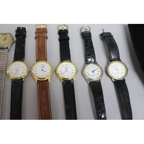 288 - Collection of wristwatches to include Aramis, Quartz, etc, untested / unknown working condition