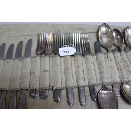 292 - Canteen of American silverplated cutlery from Sears Roebuck