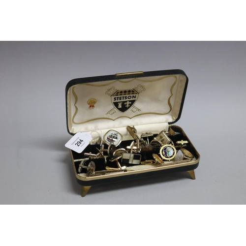 294 - Collection of cufflinks, in various conditions